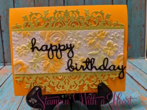Country Floral Embossing folder