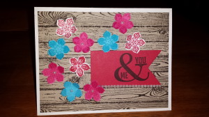 Hardwood and Petite Petals Stamp sets Valentine