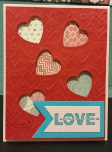 Love you to the moon Valentine Card wm