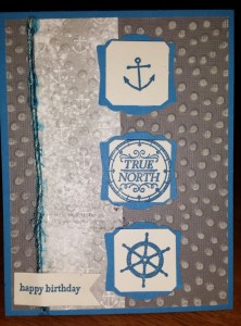 Hello Sailor Stamp Set with Decorative Dots embossing folder