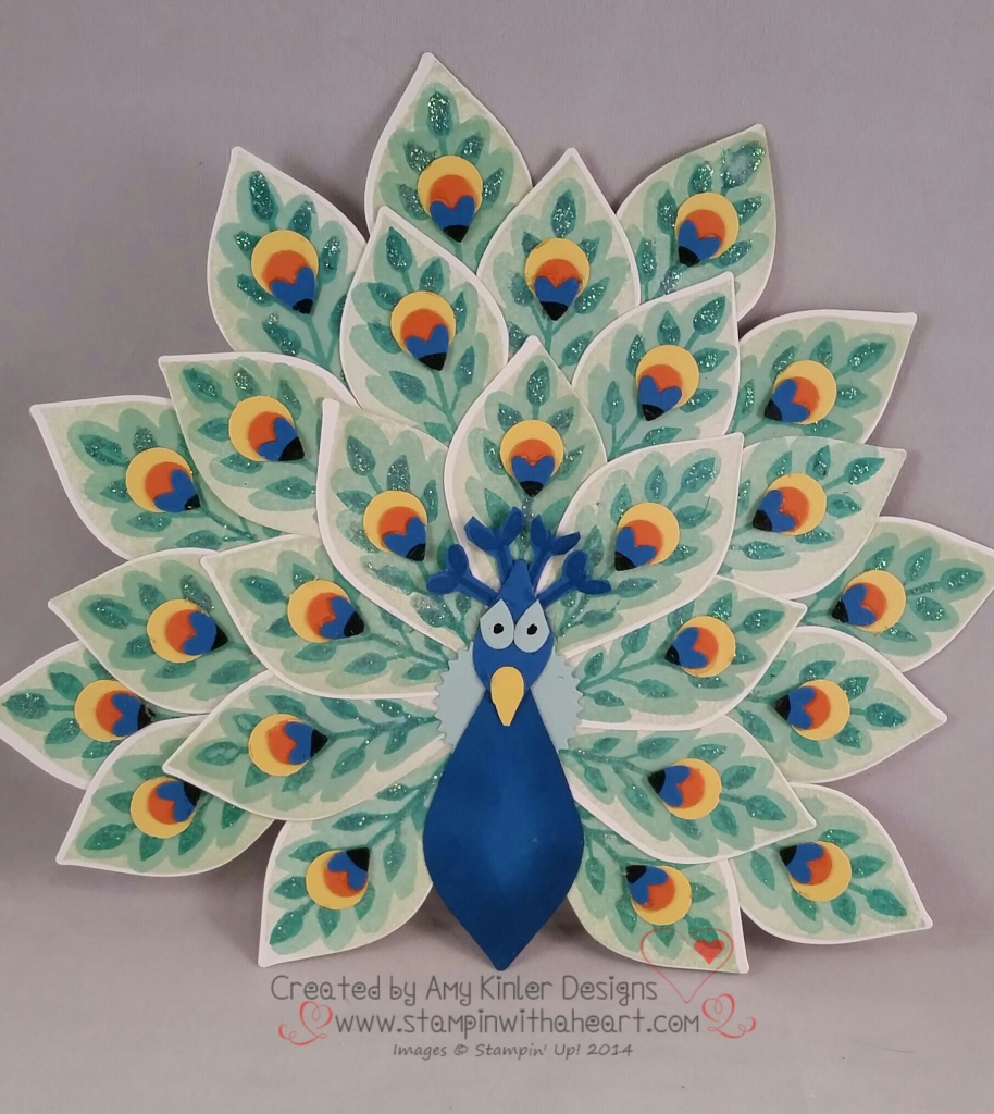 Peacock created by Lori