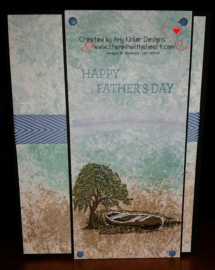 Moon Lake Father's Day card